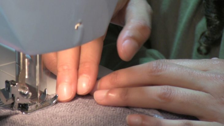 Les étudiants ont découvert des techniques de couture.