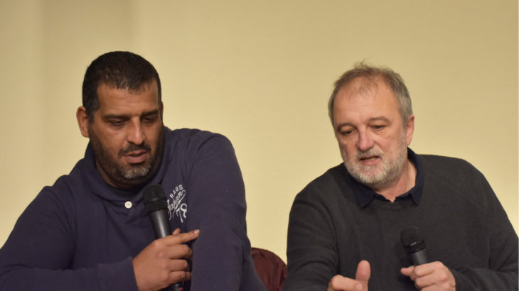 Karim Ben Ali et Denis Robert - conférence Le Lanceur