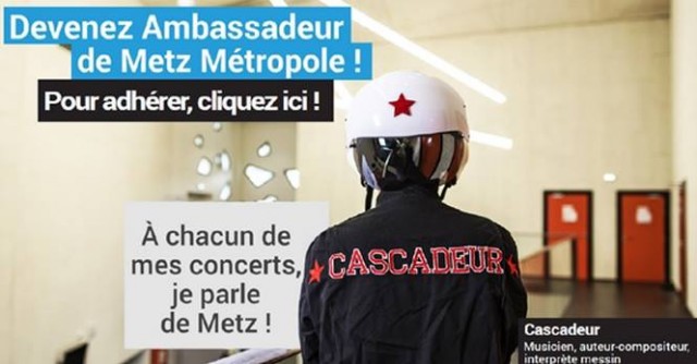 Cascadeur ambassadeur de Metz Métropole