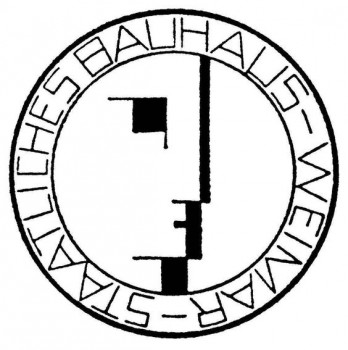 Le Logo du Bauhaus, dessiné en 1922 par Oskar Schlemmer