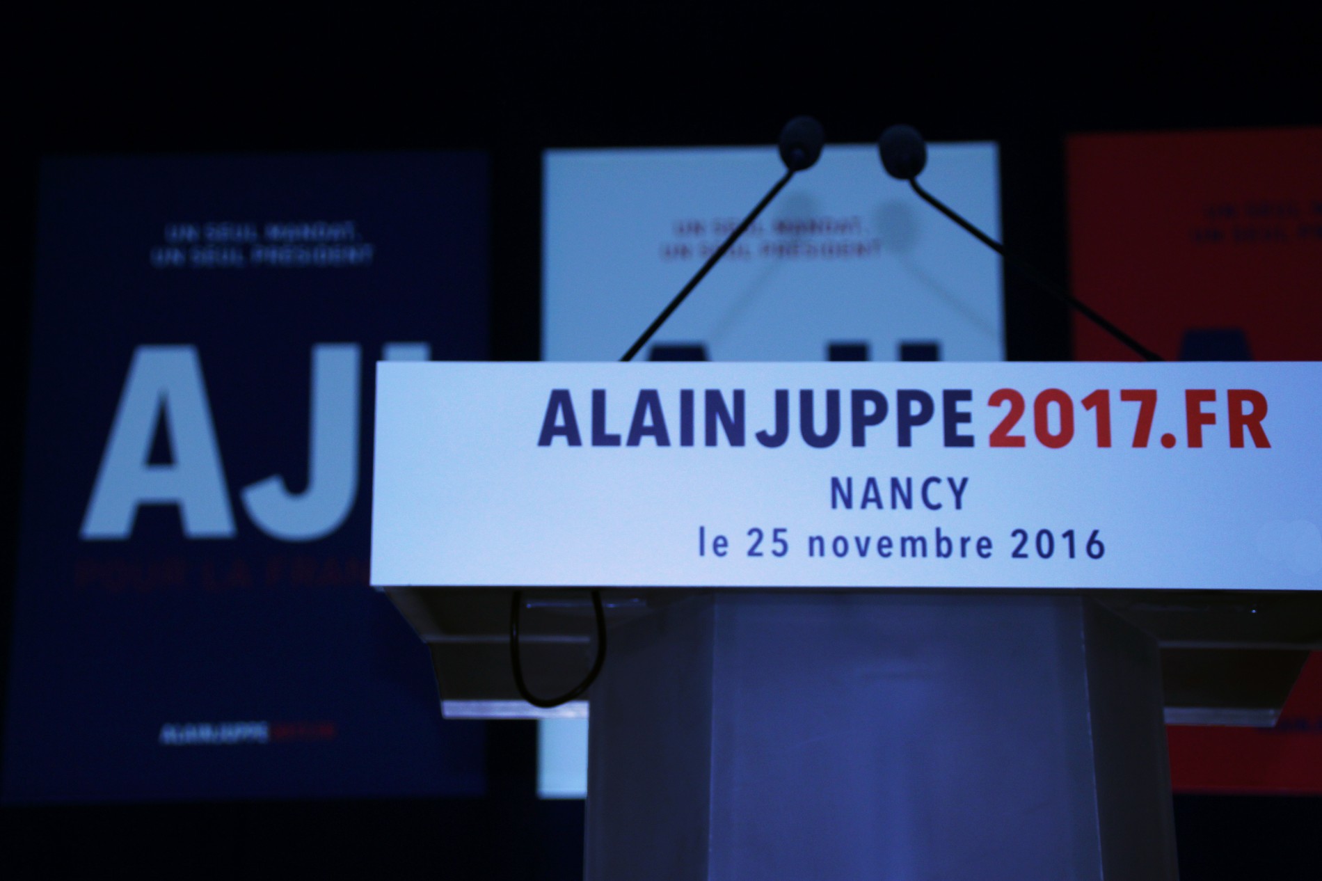 Alain Juppé à Nancy le 25 novembre 2016