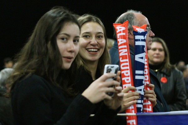 Deux supportrices d'Alain Juppé à Nancy - ©Lucas Hueber