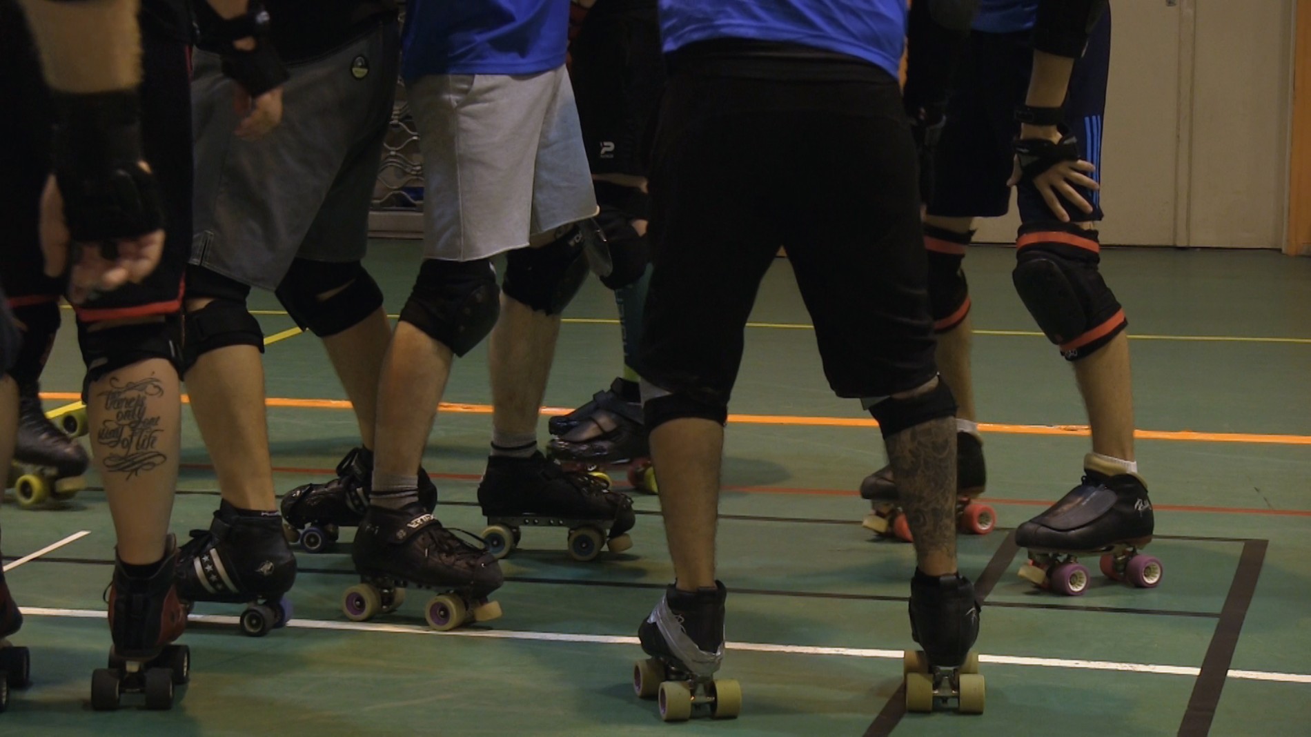 Les équipes de roller derby de Metz et Strasbourg réunies