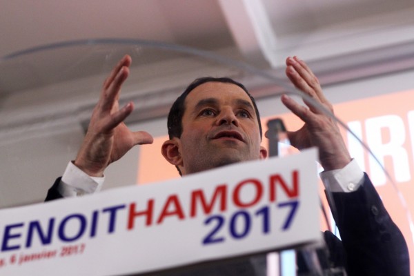 Benoît Hamon en meeting à Nancy