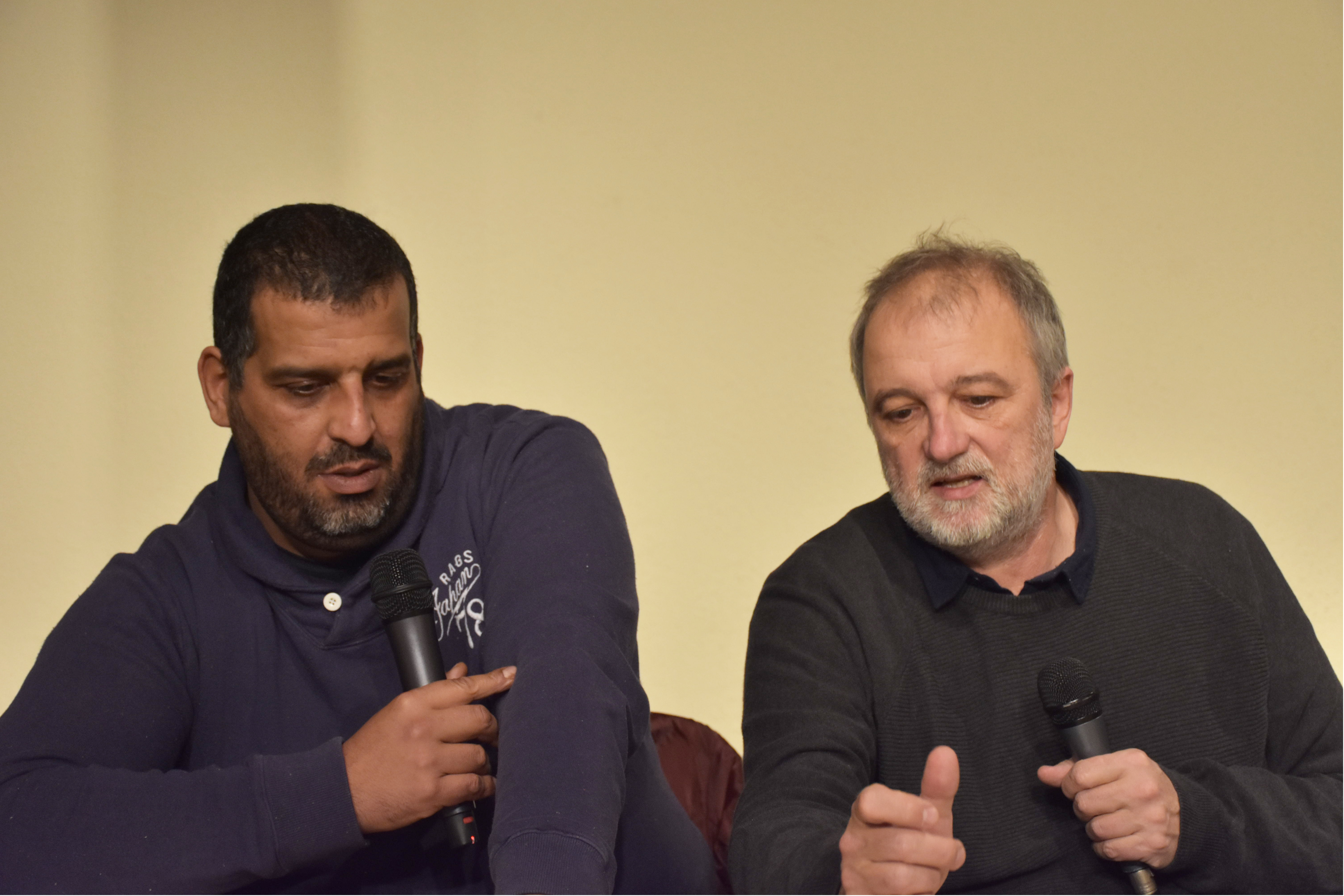 Karim Ben Ali et Denis Robert - conférence Le Lanceur