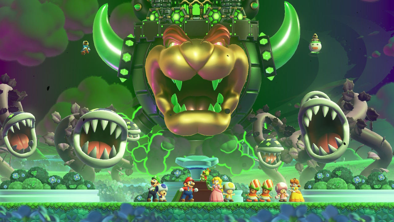 Bowser s'empare du pouvoir des fleurs et sème le chaos dans le royaume