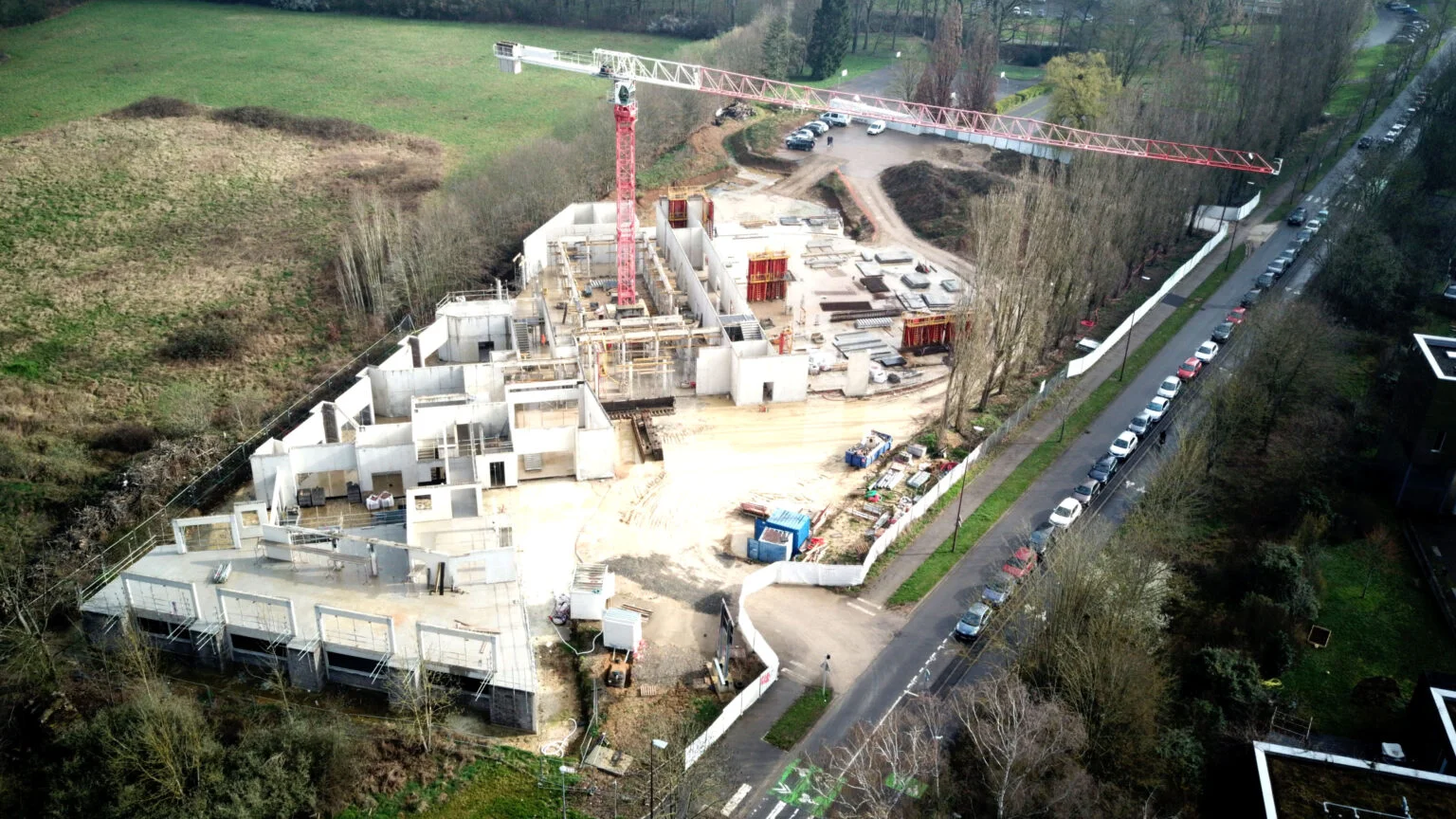 source : Grande mosquée de Metz, Mars 2024 - Vue globale du chantier